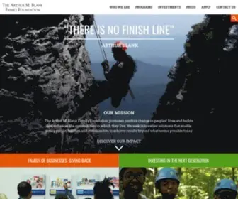 Blankfoundation.org(The Arthur M) Screenshot