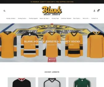 Blankhockeyjerseys.com(Blank Hockey Jerseys) Screenshot