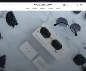 Blanksunglasses.nl(Blank Sunglasses) Screenshot