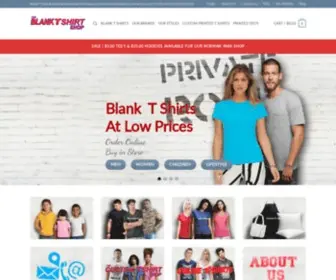 Blanktshirtshop.com.au(Plain T Shirts and Apparel) Screenshot