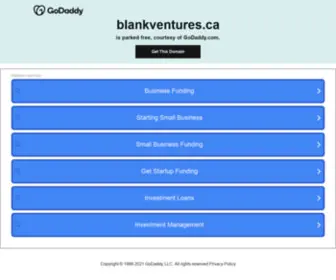 Blankventures.ca(Blankventures) Screenshot