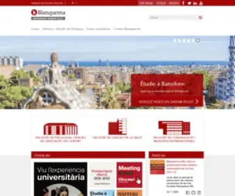 Blanquerna.edu(Benvinguts a Blanquerna. Facultats de) Screenshot