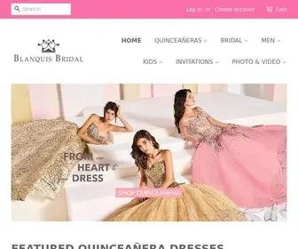 Blanquisbridal.com(Blanquis Bridal) Screenshot