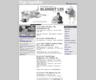 Blanskyles.info(Blanský les) Screenshot