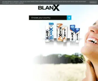 Blanx.com(Non-abrasive teeth whitening) Screenshot