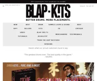 Blapkits.com(Producer drum kits) Screenshot