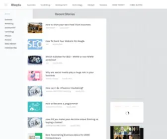 BlaqDu.com(Business opportunity for individual looking for some business ideas) Screenshot