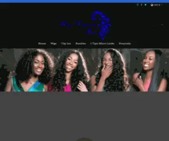 BlaqDymondhair.com(Blaq Dymond Hair) Screenshot