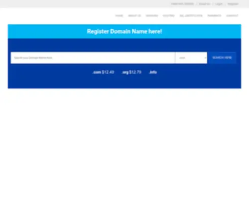 Blarhost.com(Web Hosting and Domains Register Cheap Price from Blarhost) Screenshot