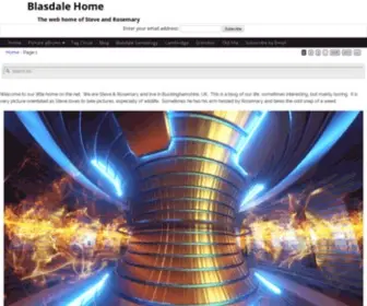 Blasdale.com(The web home of Steve and Rosemary) Screenshot