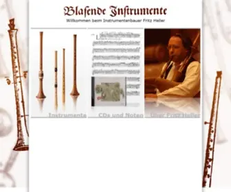 Blasende-Instrumente.net(Instrumentenbauer Fritz Heller) Screenshot