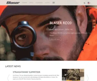Blaser-Usa.com(Blaser hunting rifles) Screenshot
