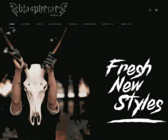 Blasphemeboutique.com(Blaspheme Boutique) Screenshot