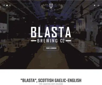 Blastabrewing.com(Blasta brewing) Screenshot