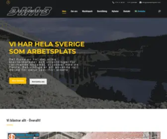 Blastermaster.com(Blästermäster i Örebro AB) Screenshot