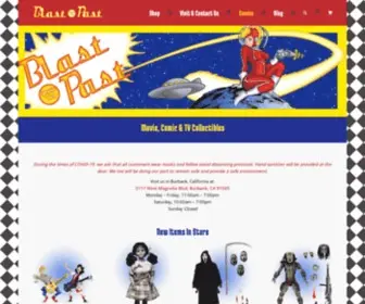 Blastfromthepast.tv(Comic Book Store & Collectible Action Figures in Burbank) Screenshot