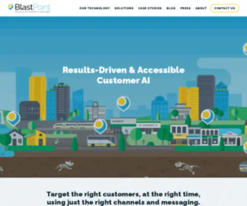 Blastpoint.co(Data software that personalizes the customer journey) Screenshot