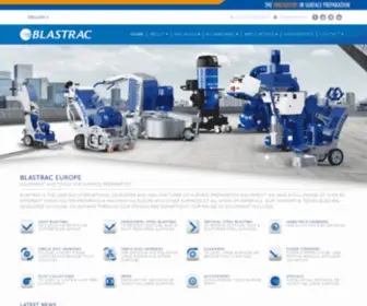 Blastrac.com.ua(Blastrac Europe) Screenshot