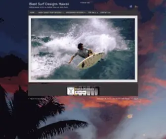 Blastsurfdesigns.com(Riding waves) Screenshot