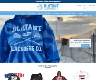 Blatantlacrosse.com(Blatant Lacrosse) Screenshot