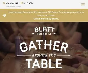 Blattbeer.com(Blatt Beer & Table) Screenshot
