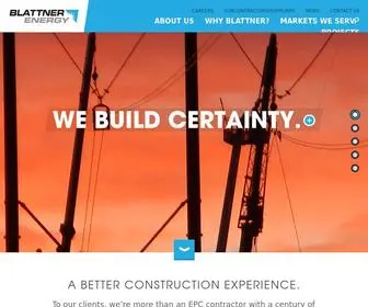 Blattnerenergy.com(Generate a Better Construction Experience) Screenshot