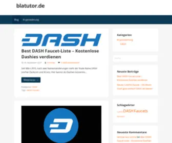 Blatutor.de(Blog, News & mehr) Screenshot