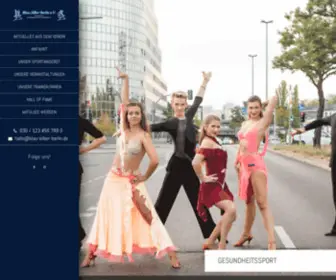 Blau-Silber-Berlin.de(Euer Tanzsportverein in Berlin Sch) Screenshot