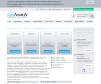 Blaudental.de(Das Dentalportal) Screenshot
