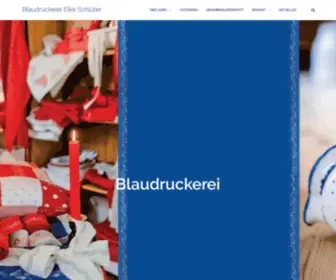 Blaudruckerei-Luedinghausen.de(Blaufärben) Screenshot