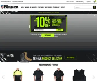 Blauer.com(Police Uniform Store) Screenshot