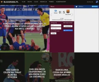 Blaugrana.pl(Barcelona on) Screenshot