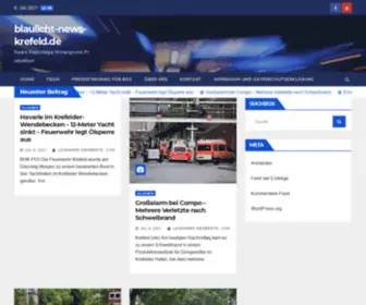 Blaulicht-News-Krefeld.de(Aktuelle Nachrichten und Reportagen vom Niederrhein) Screenshot