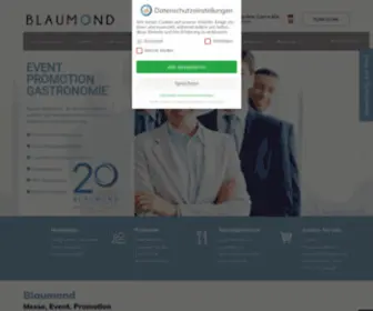 Blaumond24.de(Hostessen, Promoter, Servicepersonal) Screenshot