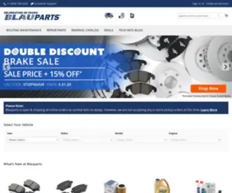 Blauparts.com(BLAU) Screenshot