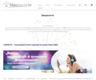 Blaupause.tv(Hier findet Ihr Gespräche mit interessanten Menschen) Screenshot