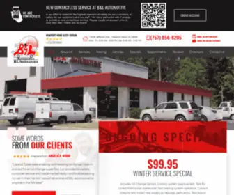 Blauto.com(Newport News Auto Repair) Screenshot