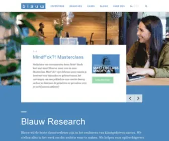 Blauw.com(Marktonderzoekbureau Rotterdam) Screenshot