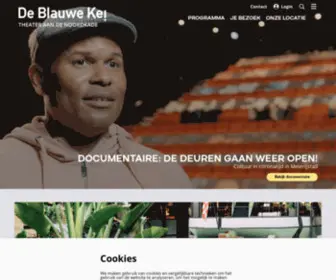 Blauwekei.nl(Theater De Blauwe Kei) Screenshot