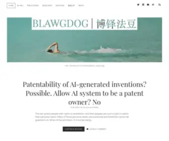 Blawgdog.com(博铎法豆) Screenshot