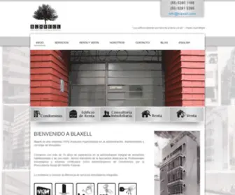 Blaxell.com(Ciudad de México Administración de fincas y administradores de propiedades) Screenshot