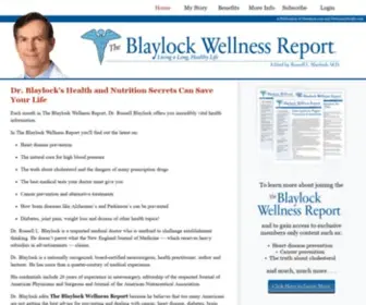 Blaylockreport.com(The Blaylock Wellness Report) Screenshot