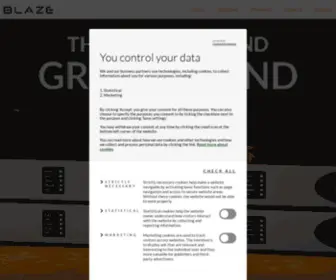 Blaze-Audio.com(Pro audio solutions) Screenshot