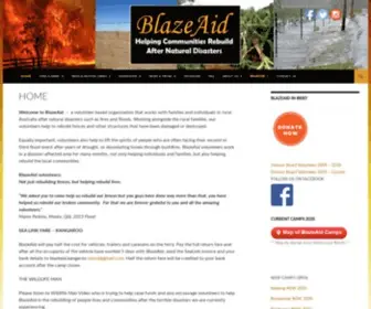 Blazeaid.com.au(BlazeAid volunteers rebuild fences after fires) Screenshot