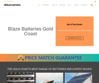 Blazebatteries.com.au(New Car Batteries Gold Coast) Screenshot