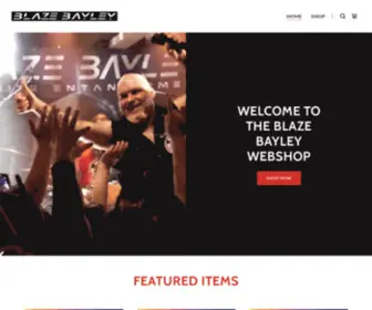 Blazebayley.co.uk(Blaze Bayley) Screenshot