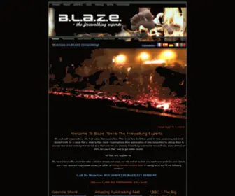 Blazefirewalking.com(BLAZE Firewalking) Screenshot