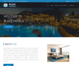 Blazehotels.in(Blaze Hotels) Screenshot