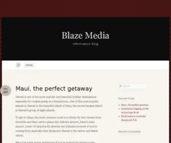 Blazemedia.com.au(Information Blog) Screenshot