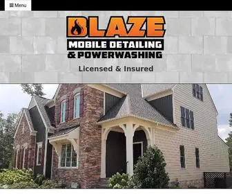 Blazemobiledetailandpowerwashing.com(Blaze Mobile Detailing & Powerwashing) Screenshot